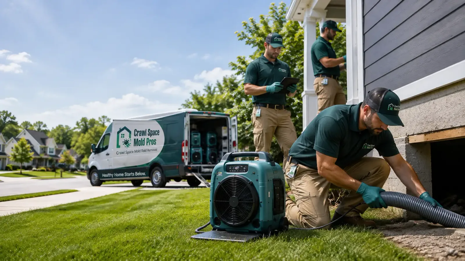 Crawl Space Mold Removal in Jerome, PA